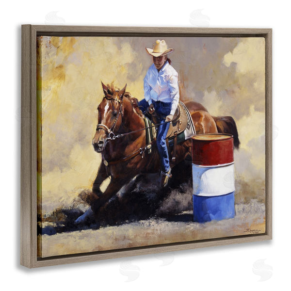 Stupell Industries Julie T. Chapman | Cowboy & Horse Gallop