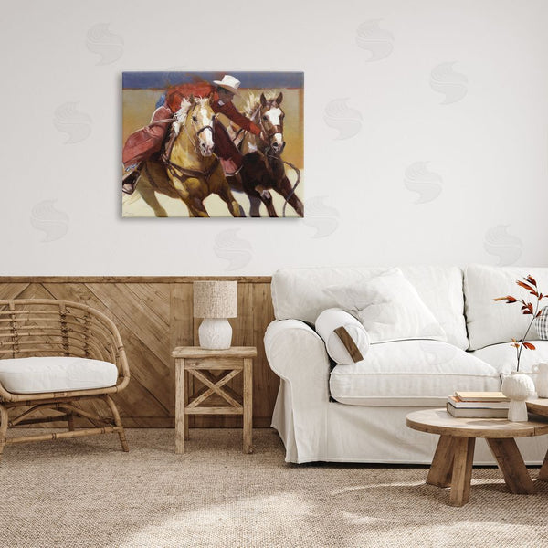 Stupell Industries Julie T. Chapman | Rodeo Cowboy Painting Wall Art
