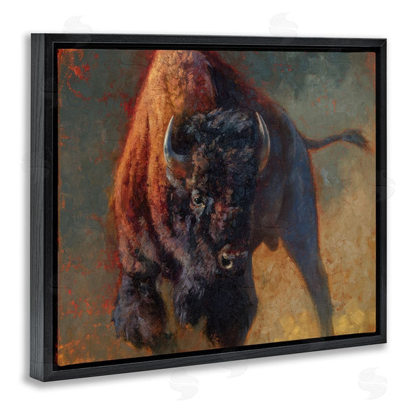 Stupell Industries Julie T. Chapman | Running Bull Masculine Cattle