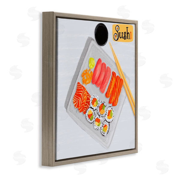Stupell Industries Juliet Rose Philips | Delicious Sushi Plate