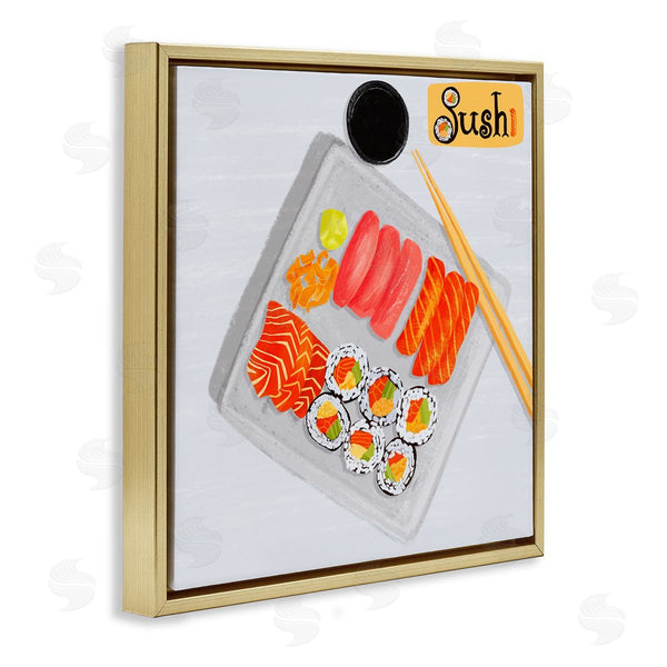 Stupell Industries Juliet Rose Philips | Delicious Sushi Plate