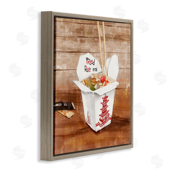 Stupell Industries Juliet Rose Philips | Fried Rice Takeout Box