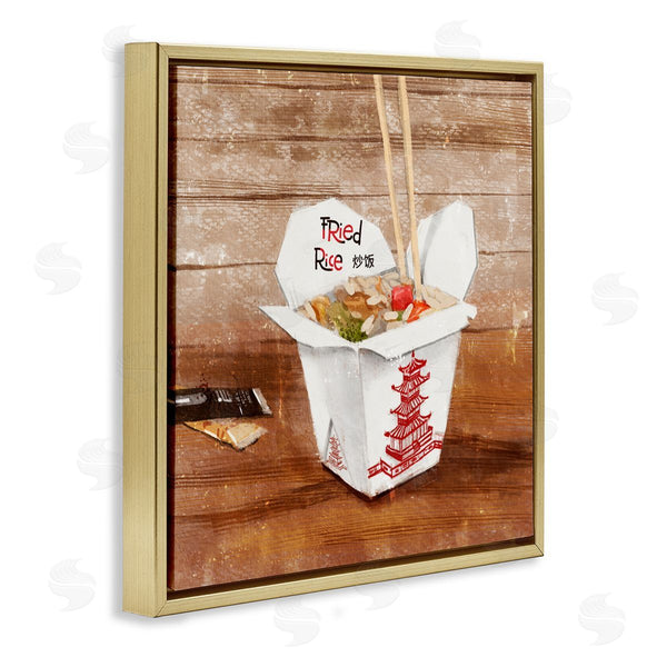 Stupell Industries Juliet Rose Philips | Fried Rice Takeout Box