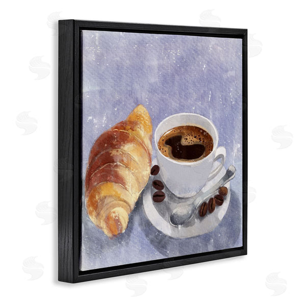 Stupell Industries Juliet Rose Philips | Morning Coffee & Croissant
