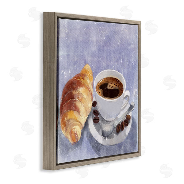 Stupell Industries Juliet Rose Philips | Morning Coffee & Croissant