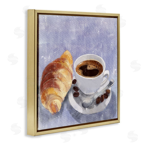 Stupell Industries Juliet Rose Philips | Morning Coffee & Croissant