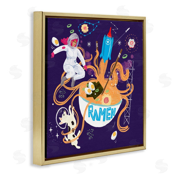 Stupell Industries Juliet Rose Philips | Whimsical Ramen In Space