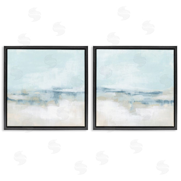 Stupell Industries June Erica Vess | Abstract Blue Atmospheric Landscape Wall Art