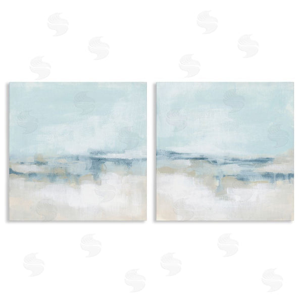 stupell industries June Erica Vess | Abstract Blue Atmospheric Landscape Wall Art