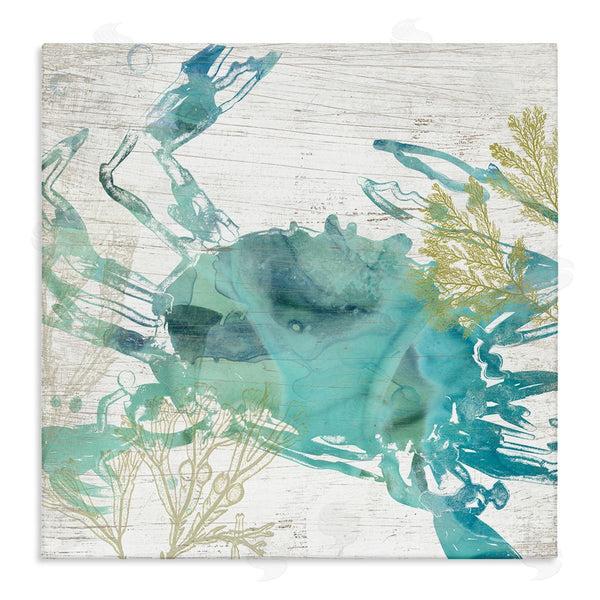 stupell industries June Erica Vess | Abstract Blue Crab Wall Art