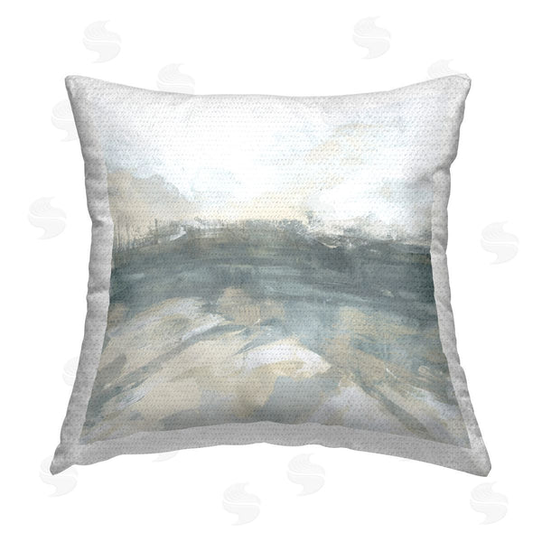 Stupell Industries June Erica Vess | Abstract Chaotic Landscape Printed Throw Pillow