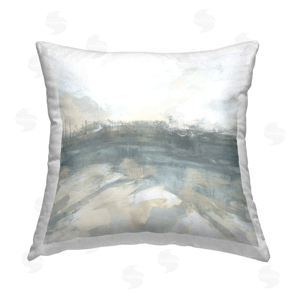 stupell industries June Erica Vess | Abstract Chaotic Landscape Printed Throw Pillow