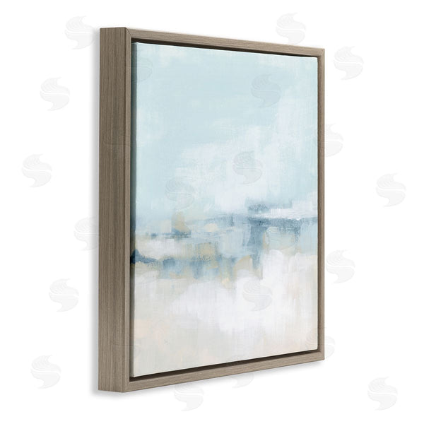 Stupell Industries June Erica Vess | Abstract Cloudy Landscape Blue Fog