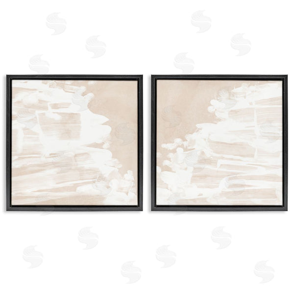 Stupell Industries June Erica Vess | Abstract Cream Layered Strokes Wall Art