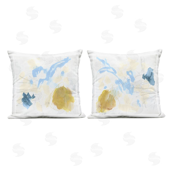 Stupell Industries June Erica Vess | Abstract Flowing Cartography Printed Throw Pillow Set