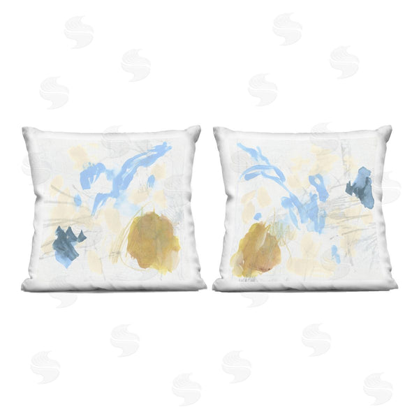 stupell industries June Erica Vess | Abstract Flowing Cartography Printed Throw Pillow Set