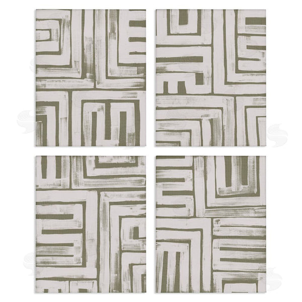 stupell industries June Erica Vess | Abstract Geometric Shapes Arrangement Wall Art