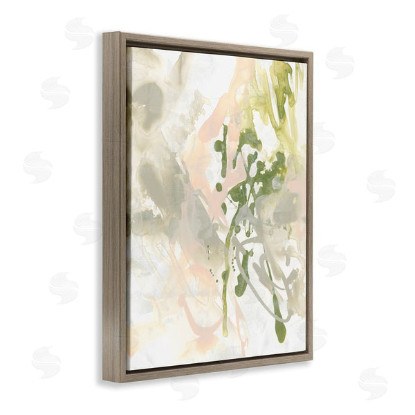Stupell Industries June Erica Vess | Abstract Green & Beige Wall Art