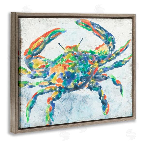 Stupell Industries June Erica Vess | Abstract Hued Crab