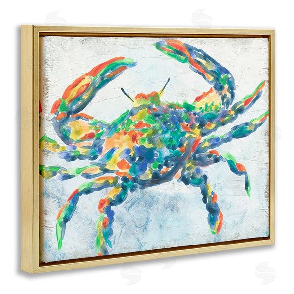 Stupell Industries June Erica Vess | Abstract Hued Crab