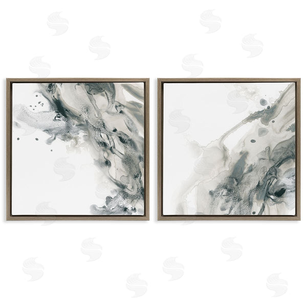 Stupell Industries June Erica Vess | Abstract Monochromatic Liquid Wall Art