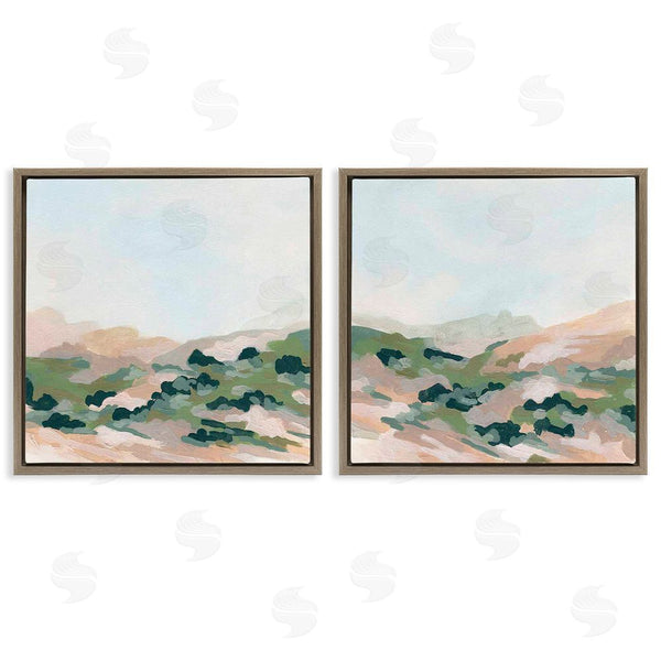 Stupell Industries June Erica Vess | Abstract Mountain Forest Clear Sky Wall Art
