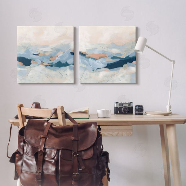 Stupell Industries June Erica Vess | Abstract Mountain Peaks Scenery Wall Art