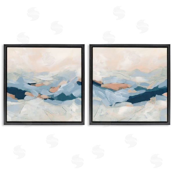 Stupell Industries June Erica Vess | Abstract Mountain Peaks Scenery Wall Art