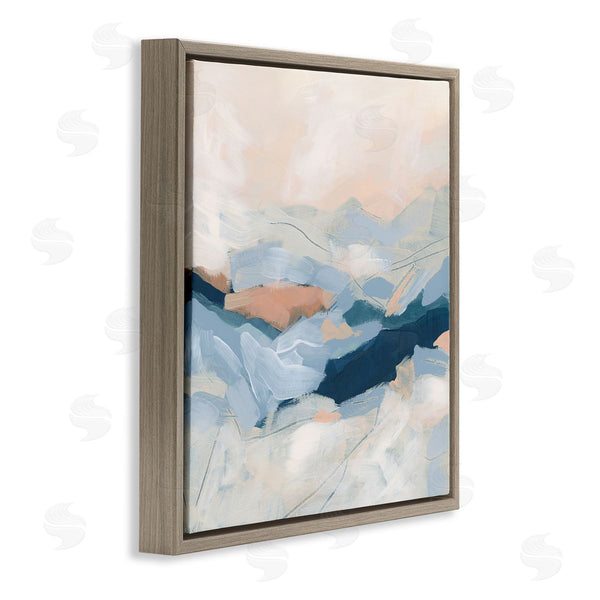 Stupell Industries June Erica Vess | Abstract Mountain Sunset Scene Wall Art