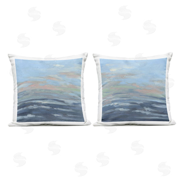Stupell Industries June Erica Vess | Abstract Ocean Romance Printed Throw Pillow Set
