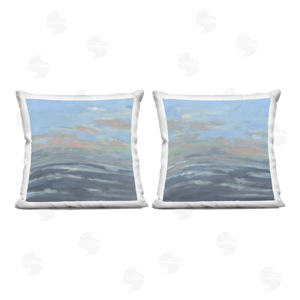 stupell industries June Erica Vess | Abstract Ocean Romance Printed Throw Pillow Set