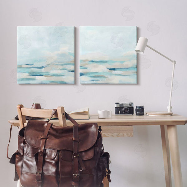 Stupell Industries June Erica Vess | Abstract Ocean Waves Scenic Landscape Wall Art