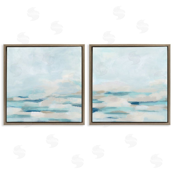 Stupell Industries June Erica Vess | Abstract Ocean Waves Scenic Landscape Wall Art