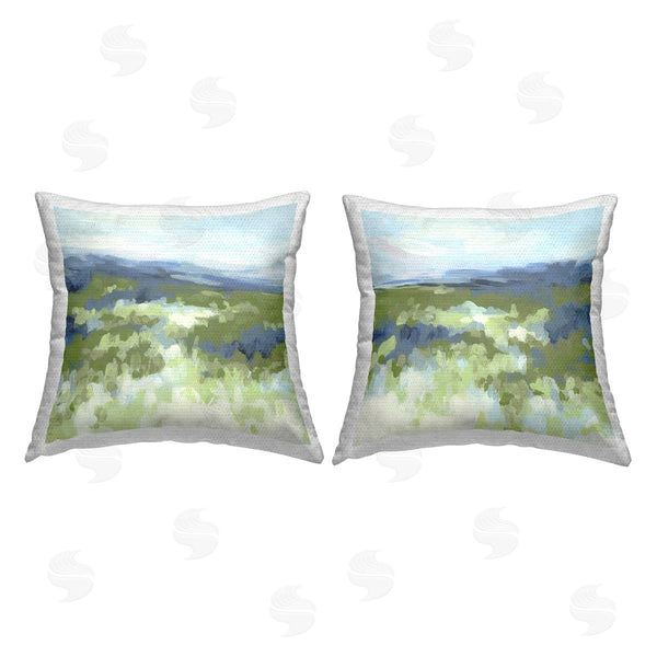 Stupell Industries June Erica Vess | Abstract Overgrown Field Printed Throw Pillow Set