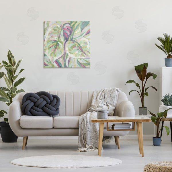 Stupell Industries June Erica Vess | Abstract Pastel Leaves Wall Art