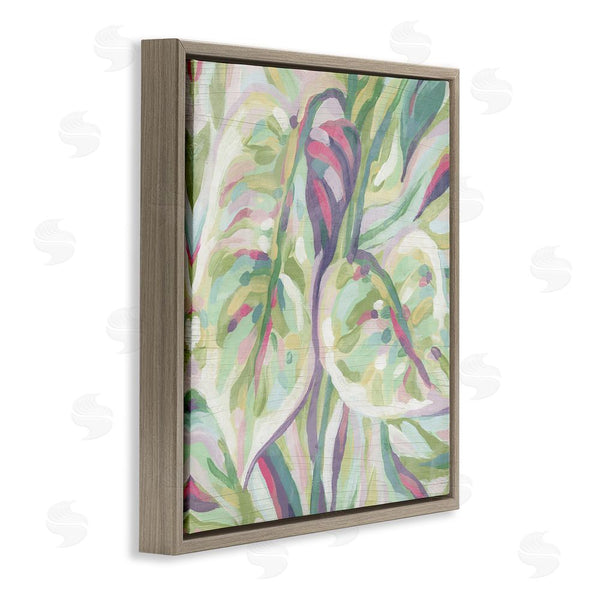Stupell Industries June Erica Vess | Abstract Pastel Leaves Wall Art
