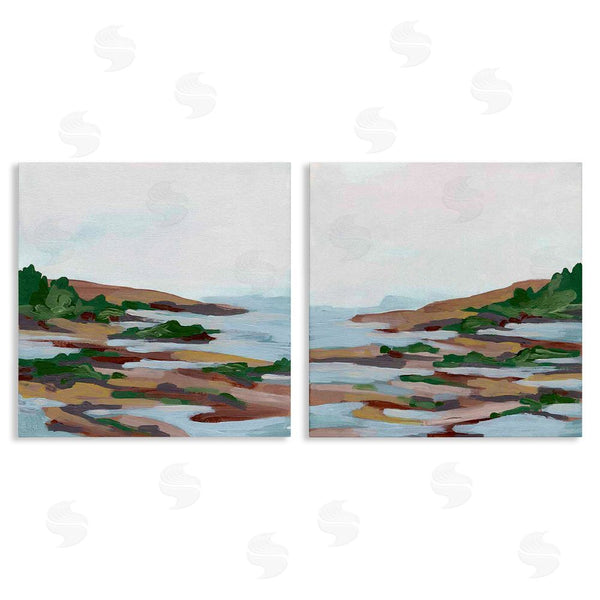 stupell industries June Erica Vess | Abstract Quaint Forest Beach Wall Art