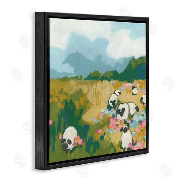 Stupell Industries June Erica Vess | Abstract Sheep & Flowers Wall Art