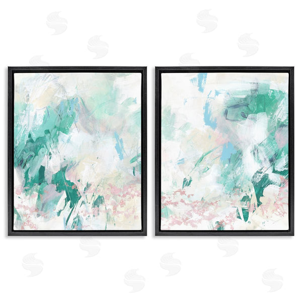 Stupell Industries June Erica Vess | Abstract Splatter Green Detail Wall Art