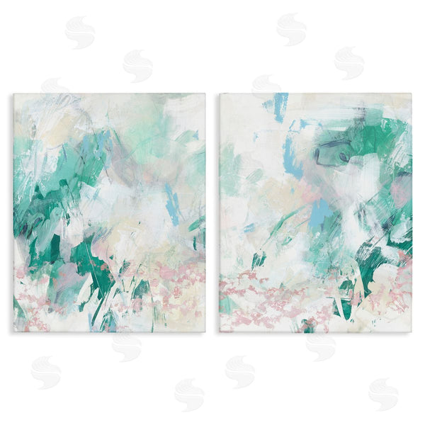 stupell industries June Erica Vess | Abstract Splatter Green Detail Wall Art