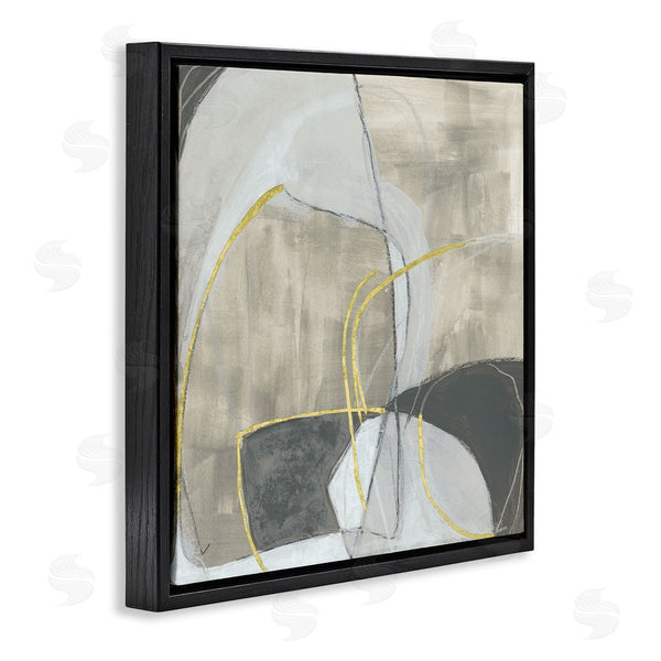 Stupell Industries June Erica Vess | Abstract Stone Arrangement Organic Round Circular Shapes Wall Art