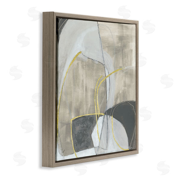 Stupell Industries June Erica Vess | Abstract Stone Arrangement Organic Round Circular Shapes Wall Art