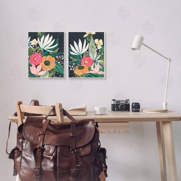 Stupell Industries June Erica Vess | Abstract Tropical Whimsical Flower Petals Wall Art