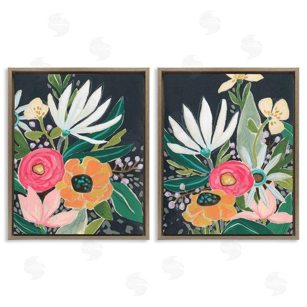 Stupell Industries June Erica Vess | Abstract Tropical Whimsical Flower Petals Wall Art