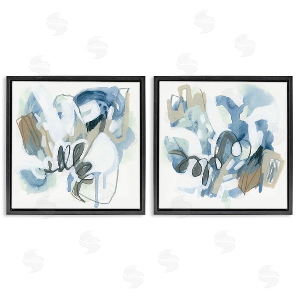 Stupell Industries June Erica Vess | Abstract Varied Nautical Squiggles Wall Art