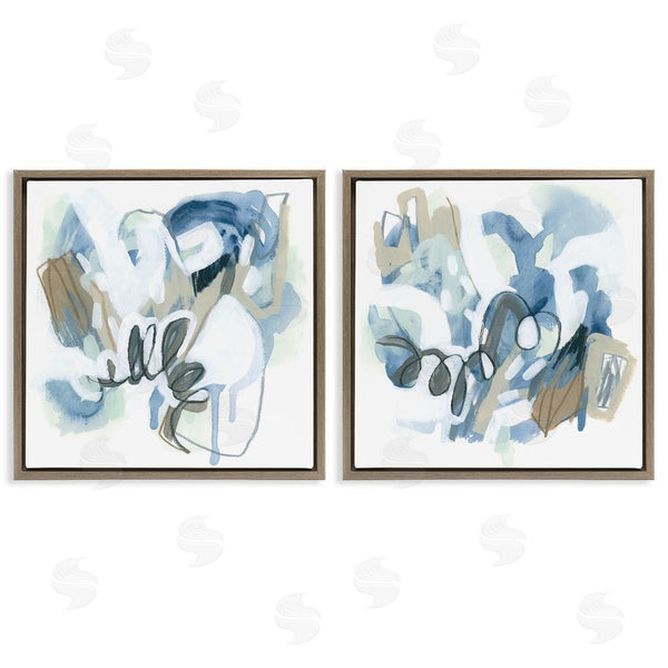 Stupell Industries June Erica Vess | Abstract Varied Nautical Squiggles Wall Art