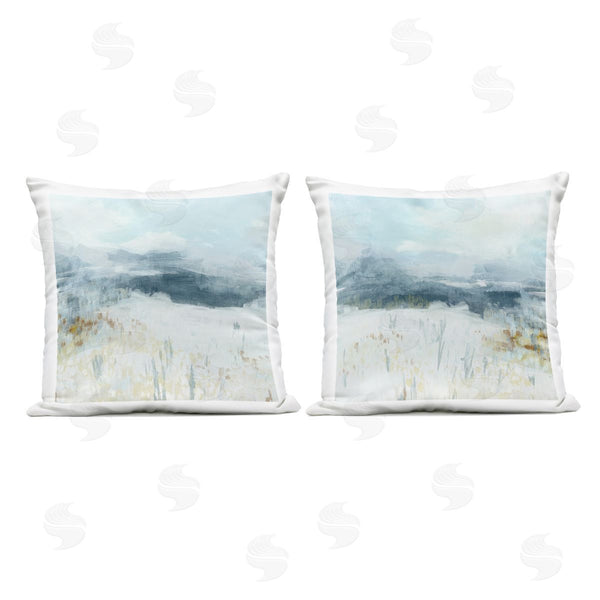 Stupell Industries June Erica Vess | Abstract White Mesa Printed Throw Pillow Set