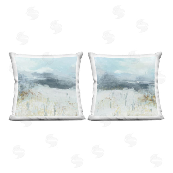 stupell industries June Erica Vess | Abstract White Mesa Printed Throw Pillow Set