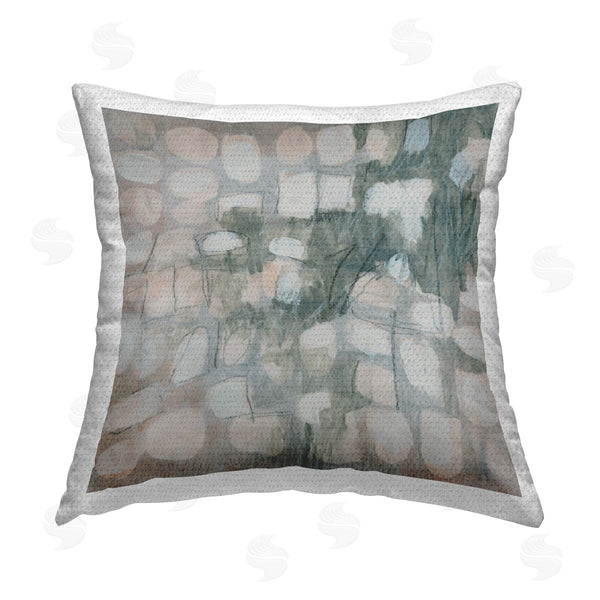 Stupell Industries June Erica Vess | Aligned Scattered Shapes Printed Throw Pillow