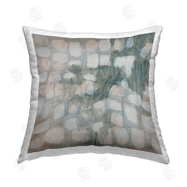 stupell industries June Erica Vess | Aligned Scattered Shapes Printed Throw Pillow